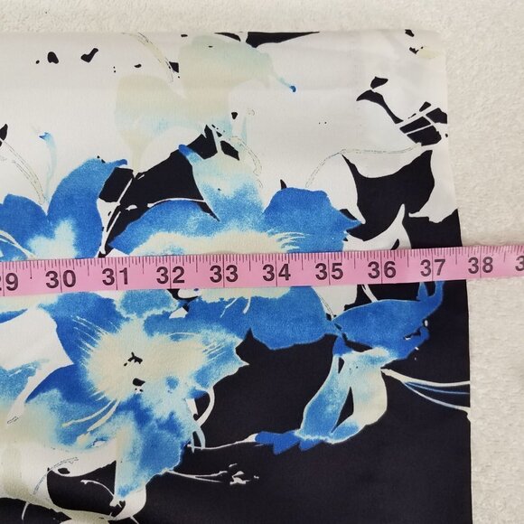 NEW The Limited Luxe Collection L Floral Shift Dress 3/4 Sleeve in Navy Blue - Picture 11 of 13